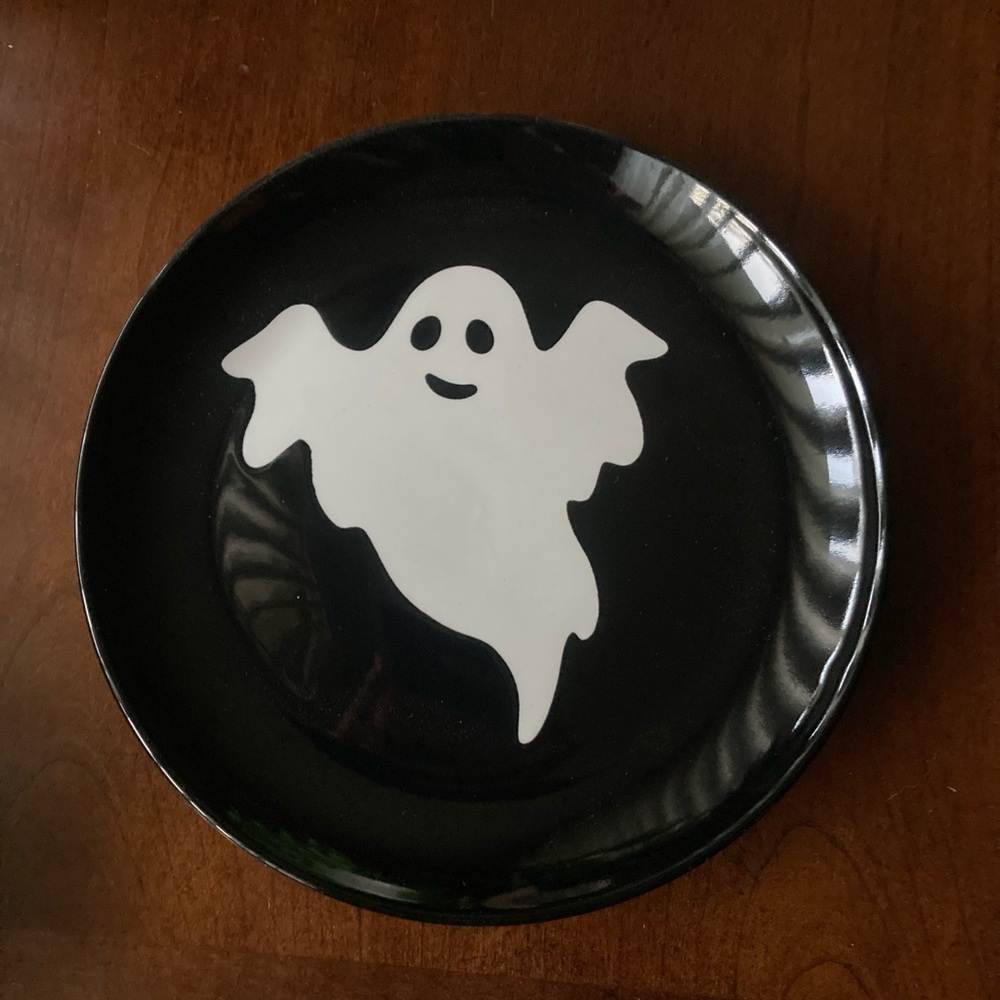 Ceramic Ghost Decor Plates - Set of 3 - Picture 6 of 7
